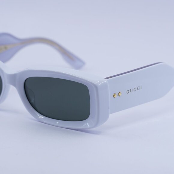 ?️ New Gucci GG1528S 004 Sunglasses - Light Blue Frame, Grey Lenses main image 7